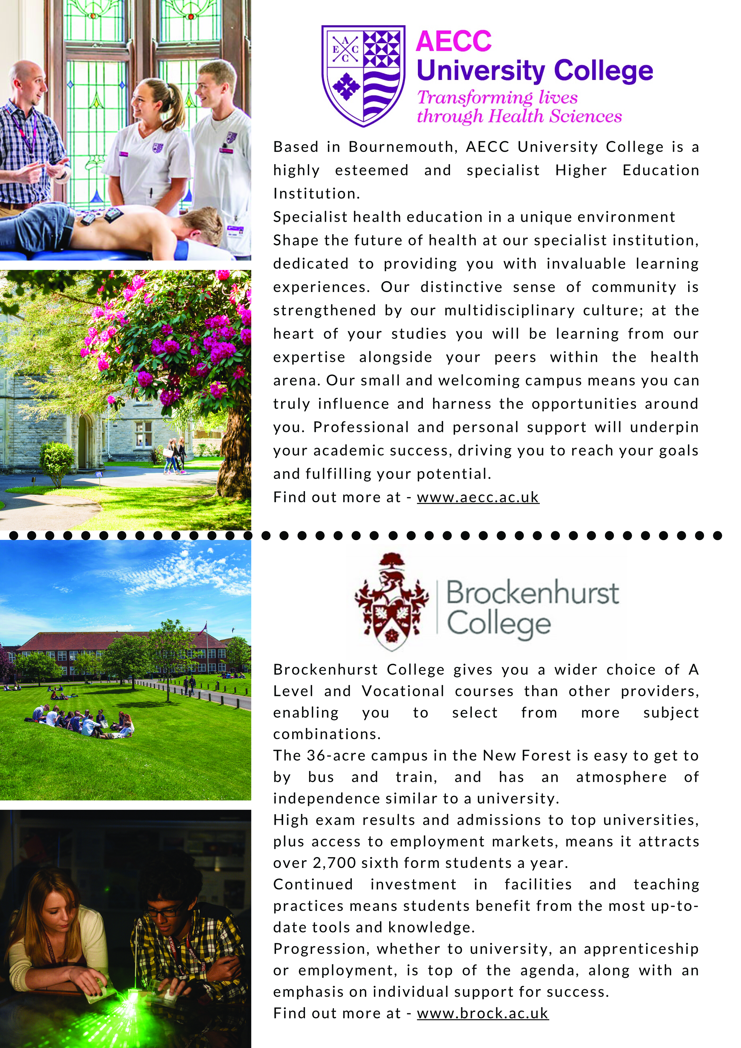 Page four community event leaflet 