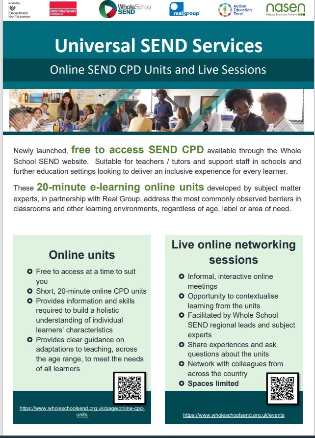 Universal SEND services