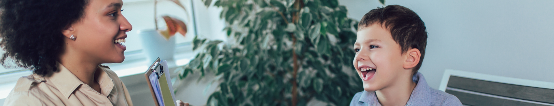 banner template boy and professional worker